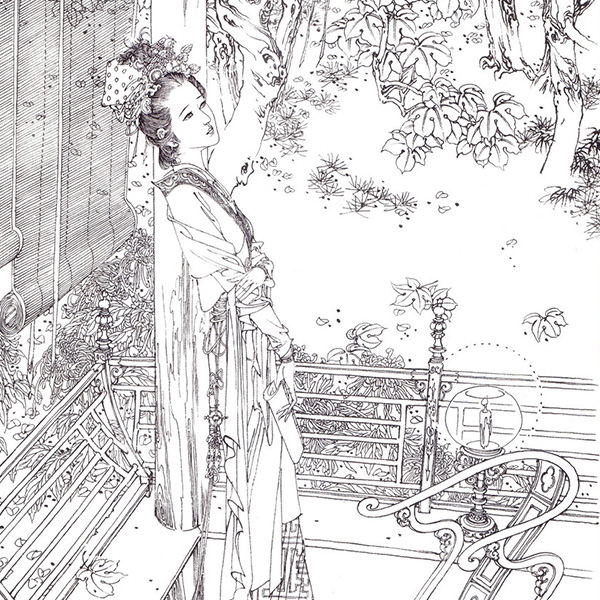 白描画